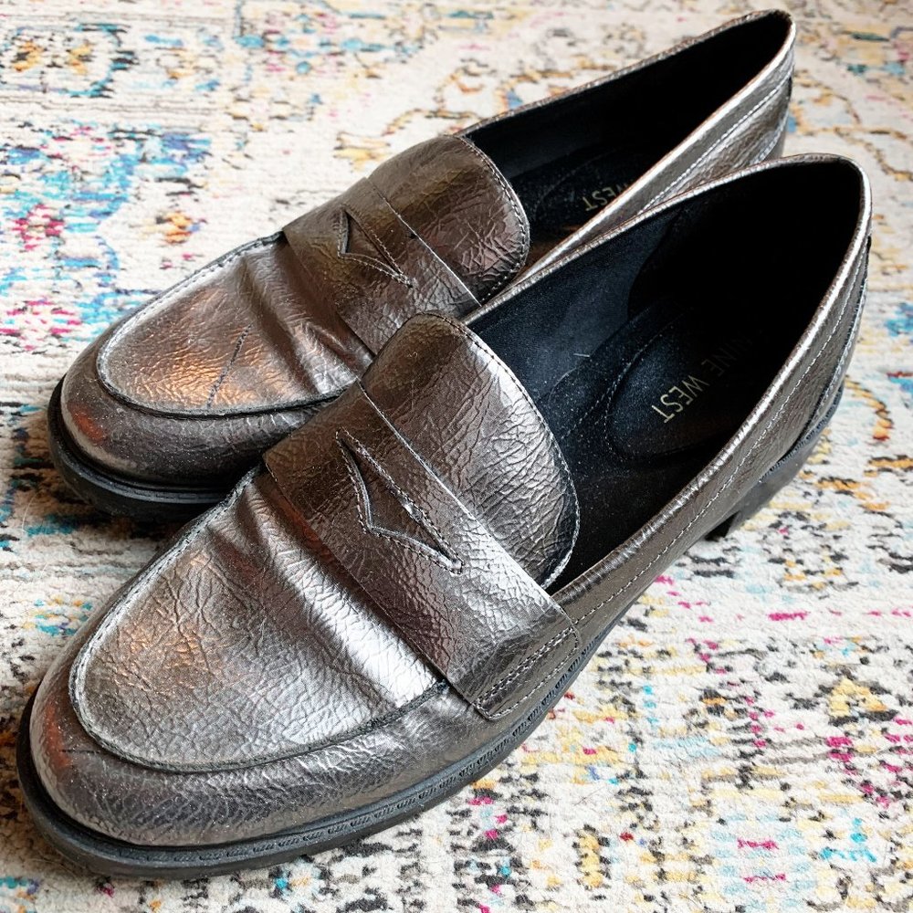 Nine West Naveen Loafer, pewter